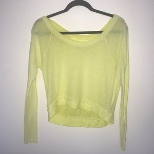 We the Free yellow longsleeve